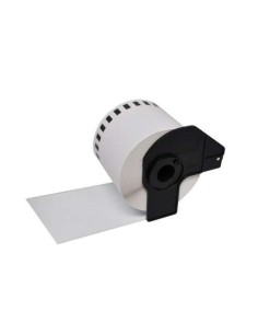 Brother DK22243 - Etiquetas Genéricas de Tamanho personalizado - Largura 102mm x 30,48 metros - Texto preto sobre fundo branco