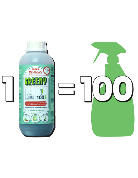 Ecolabel Detergente Ultra-concentrado Multiusos - GREENY