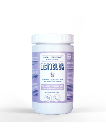 Pastilhas Acticlor - Nova geração de lixívia - 200 uni