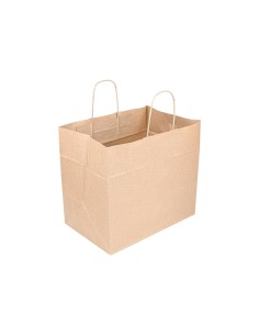 Saco 32x21x28.5cm Papel Kraft c/Asas 90gr