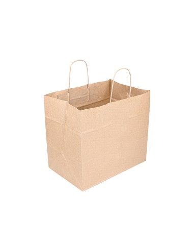 Saco 32x21x28.5cm Papel Kraft c/Asas 90gr