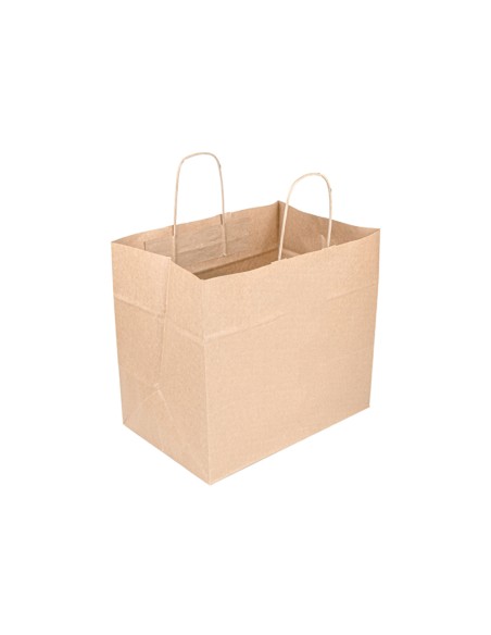 Saco 32x21x28.5cm Papel Kraft c/Asas 90gr