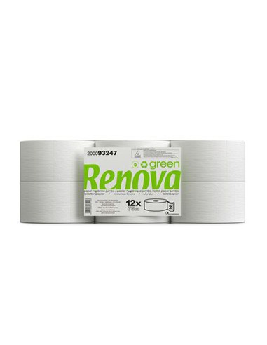Papel Higiénico (Jumbo) 075mts 2Fls 34g Renova...