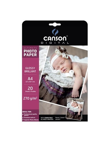 Papel A4 270g Fotográfico Ultimate Satin...
