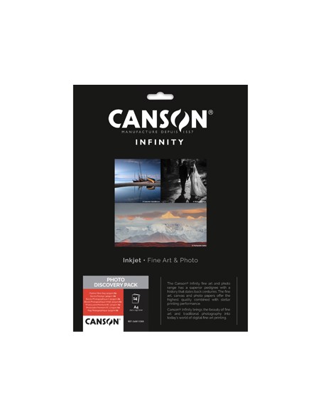 Papel A4 Canson Infinity Discovery Pack Photo 9 Folhas