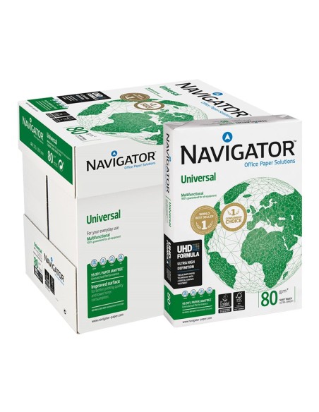 Papel 080gr Fotocopia A4 Navigator Premium 5x500Fls
