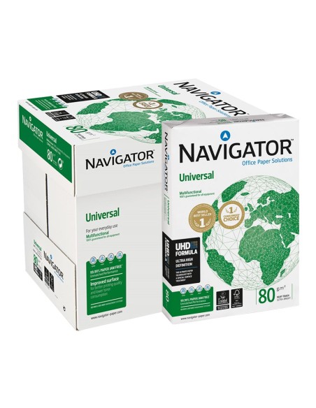 Papel 080gr Fotocopia A3 Navigator Premium 5x500Fls