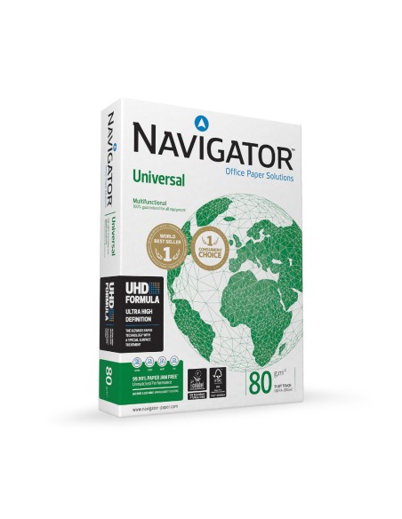 Papel 080gr Fotocopia A3 Navigator Premium 1x500Fls