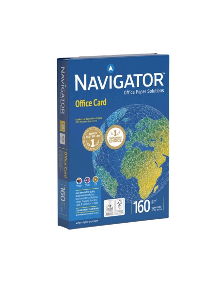 Papel 160gr Fotocopia A4 Navigator Office Card 1x250Fls