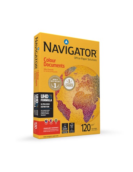 Papel 120gr Fotocopia A4 Navigator Colour Documents 1x250Fls