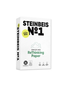 Papel 080gr Fotocopia A4 Reciclado Steinbeis 1x500Fls