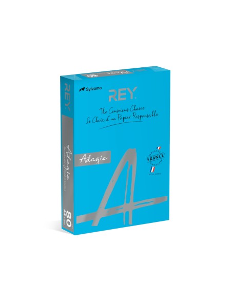 Papel Fotocopia Azul Intenso Adagio(cd51) A4 80gr 1x500Fls