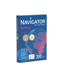 Papel 200gr Fotocopia A4 Navigator Bold Design 1x150Fls