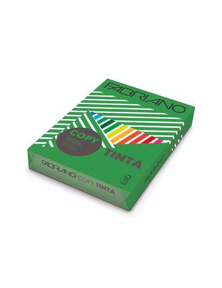 Papel Fotocopia Verde Intenso Copy Tinta F601 A4 80gr1x500Fl