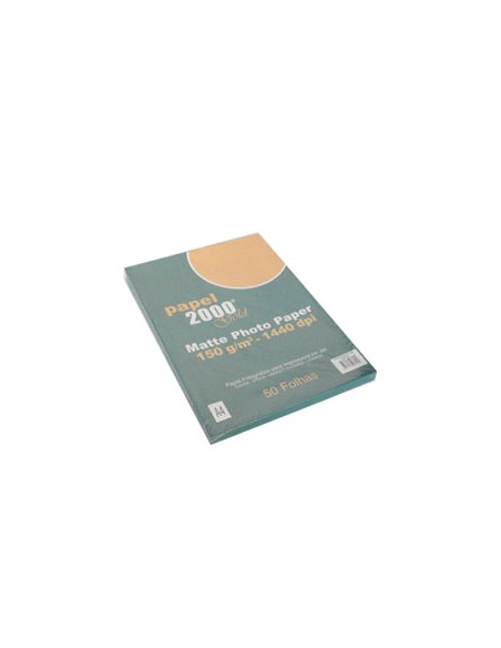 Papel A4 150g InkJet 2000 Foto Matte 50 Folhas