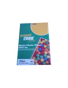 Papel A4 250g InkJet 2000 Foto Matte 20 Folhas