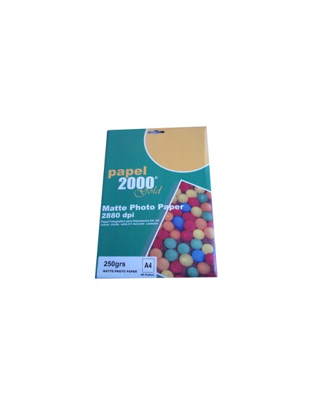 Papel A4 250g InkJet 2000 Foto Matte 20 Folhas