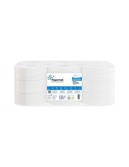 Papel Higiénico (Jumbo) 140mts 2Fls 31g Papernet 18un