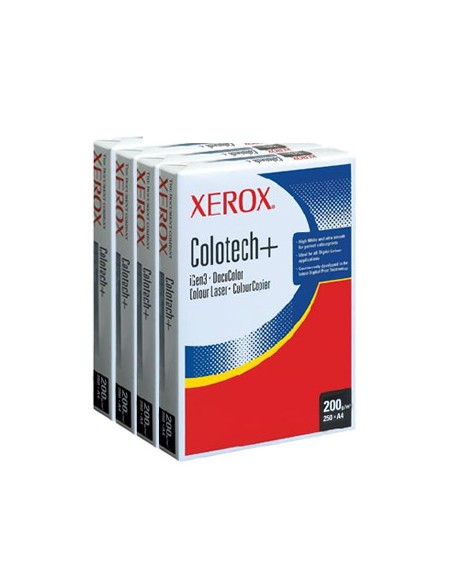Papel 200gr Fotocopia A4 Xerox Colotech Plus 4x250Fls