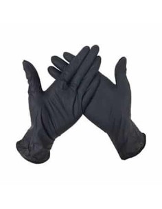 Luvas Nitrilo Tamanho S s/Pó Preto 100un