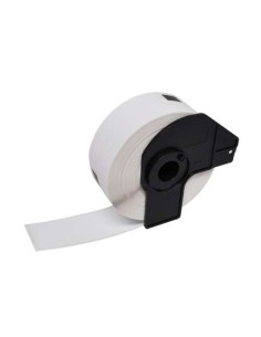 Brother DK11221 - Etiquetas Genéricas Pré-cortadas Quadradas - 23x23 mm - 1000 Unidades - Texto preto sobre fundo branco