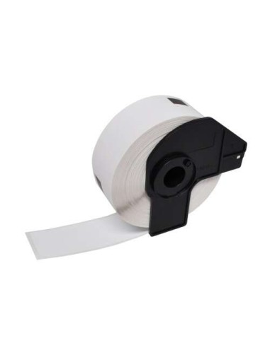 Brother DK11221 - Etiquetas Genéricas Pré-cortadas Quadradas - 23x23 mm - 1000 Unidades - Texto preto sobre fundo branco