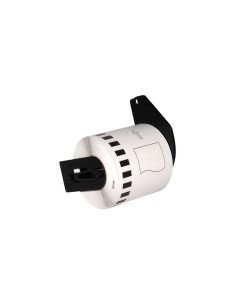 Brother DK22113 - Etiquetas Genéricas de Tamanho personalizado - Largura 62mm x 15,24 metros - Texto preto sobre fundo transpar